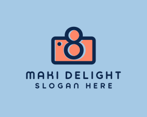 Pastel Photography Camera logo design