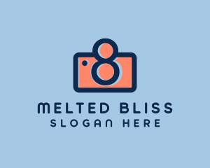 Pastel Photography Camera logo design