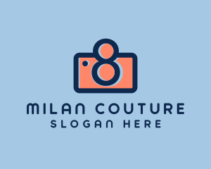 Pastel Photography Camera logo design