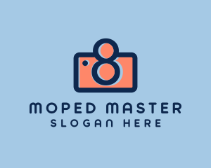 Pastel Photography Camera logo design