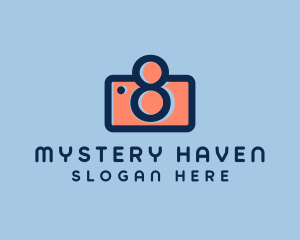 Pastel Photography Camera logo design