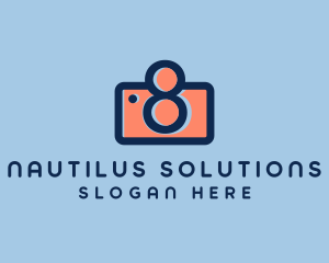 Pastel Photography Camera logo design