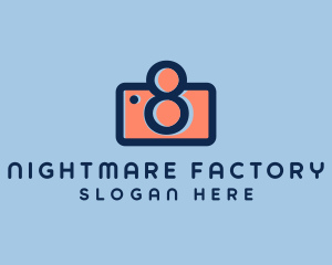 Pastel Photography Camera logo design