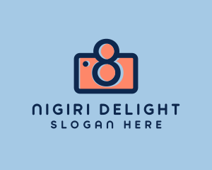 Pastel Photography Camera logo design