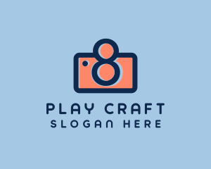 Pastel Photography Camera logo design