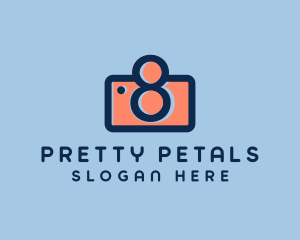 Pastel Photography Camera logo design