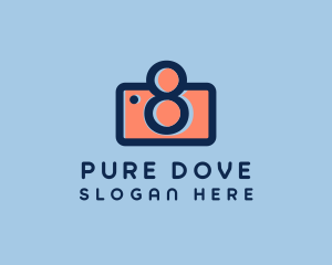 Pastel Photography Camera logo design