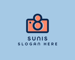 Pastel Photography Camera logo design