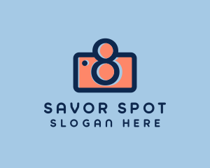 Pastel Photography Camera logo design