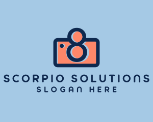 Pastel Photography Camera logo design