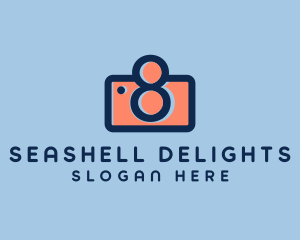 Pastel Photography Camera logo design