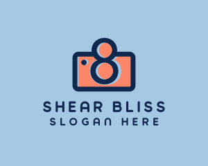 Pastel Photography Camera logo design