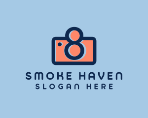 Pastel Photography Camera logo design