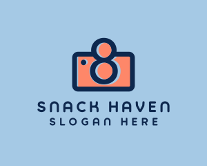 Pastel Photography Camera logo design