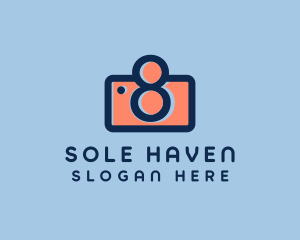 Pastel Photography Camera logo design