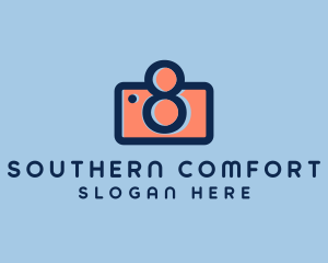 Pastel Photography Camera logo design