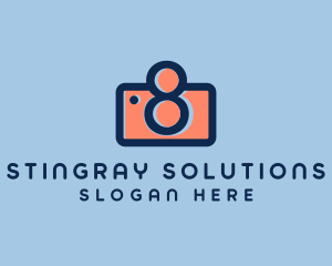 Pastel Photography Camera logo design