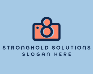 Pastel Photography Camera logo design