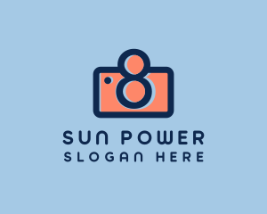 Pastel Photography Camera logo design