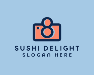 Pastel Photography Camera logo design