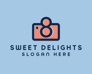 Pastel Photography Camera logo design