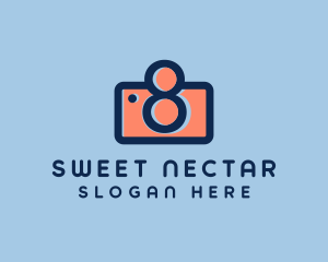 Pastel Photography Camera logo design