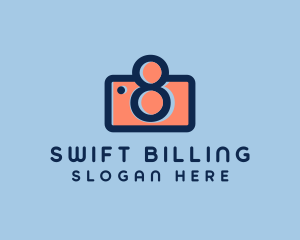 Pastel Photography Camera logo design