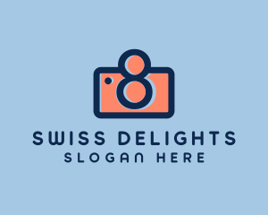 Pastel Photography Camera logo design