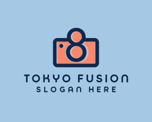 Pastel Photography Camera logo design