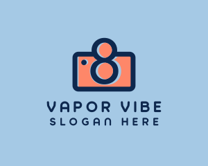 Pastel Photography Camera logo design