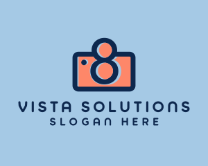 Pastel Photography Camera logo design