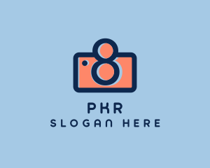 Pastel Photography Camera logo design