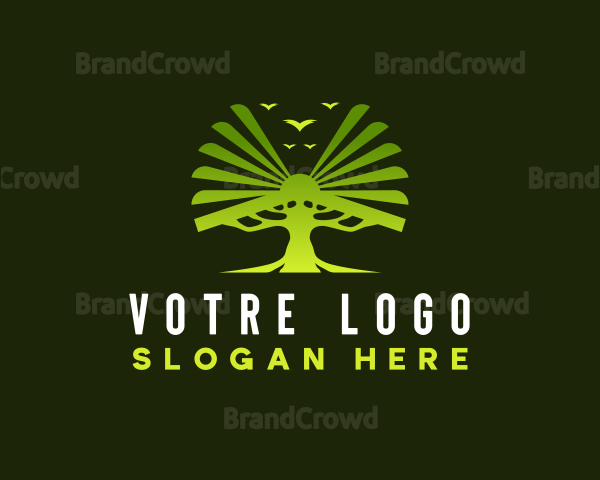 Tree Leaf Pages Logo