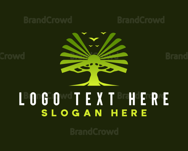 Tree Leaf Pages Logo