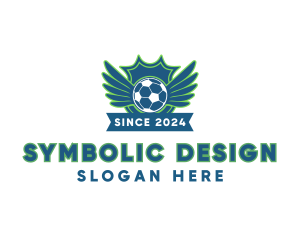 Emblem - Soccer Ball Football Emblem logo design