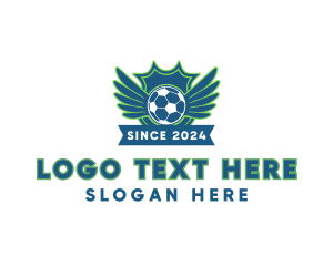 Emblem - Soccer Football Team logo design