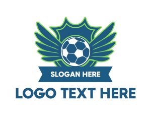 League - Soccer FC Club logo design