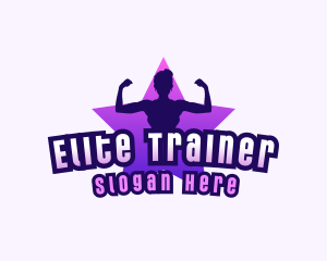 Trainer - Fitness Gym Trainer logo design