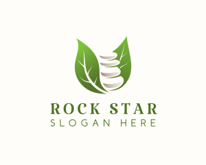 Rock - Zen Stone Wellness logo design