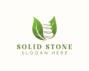 Rock - Zen Stone Wellness logo design