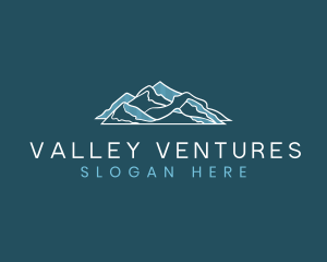 Valley - Mountain Trekking Valley logo design