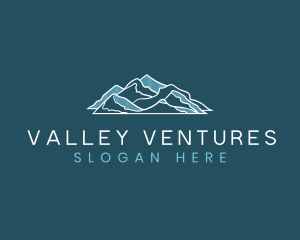 Mountain Trekking Valley logo design