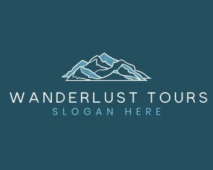 Mountain Trekking Valley logo design