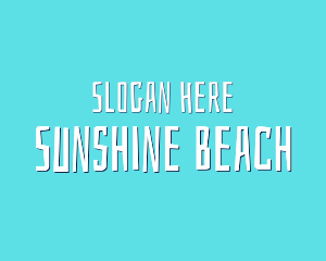 Summer - Island Summer Beach logo design