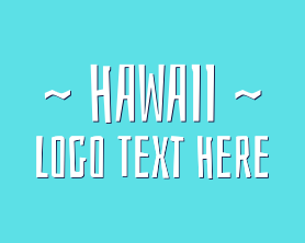Font - Hawaii Font logo design