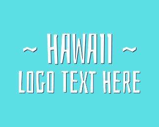 Hawaii Font Logo