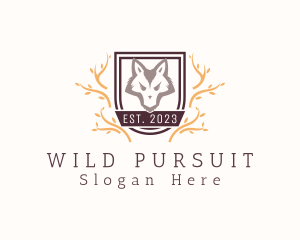 Wild Wolf Hunting  logo design