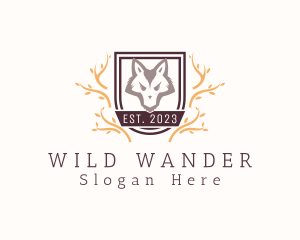 Wild Wolf Hunting  logo design