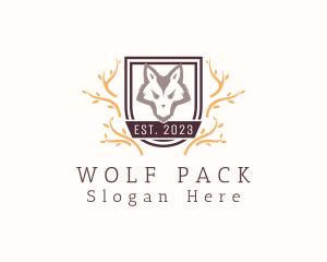 Wild Wolf Hunting  logo design