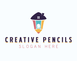 Pencil Childcare Kindergarten logo design